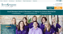 Desktop Screenshot of dentistinshreveportla.com
