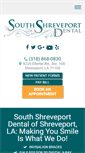 Mobile Screenshot of dentistinshreveportla.com